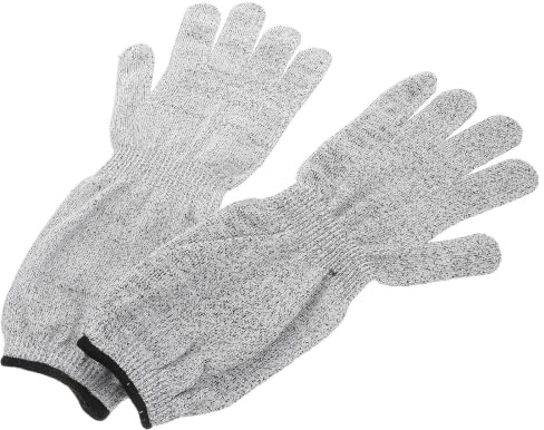ADOCARN Guantes de Protección contra Cortes Resistentes al Desgaste con Mangas Largas de Brazo, Transpirables Hppe para Uso Industrial Cocina