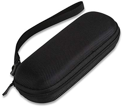 AGPTEK Tragetasche, Reise Tasche Case Hülle Etui, Eva Reißverschluss Case | für Diktiergerät, 2.4 Zoll MP3 Player, USB Stick, Earphones JBL Tune 110, Sandisk SD Karte, U-Disk, Schwarz