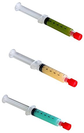 EO-Lötpasten/Flussmittelpasten-Set. Nr. 8 (1 x 5 ml Spritze EO-TF-002, No-Clean Tacky Flux (Lötpaste), 1 x 5 ml Spritze EO-TF-003, No-Clean Tacky Flux, 1 x 5 ml Spritze Lötpaste EO-FP-001)