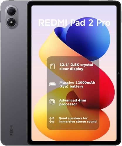 XIAOMI redmi Pad 2 Pro 6+128GB WiFi 12.1 Graphite Gray