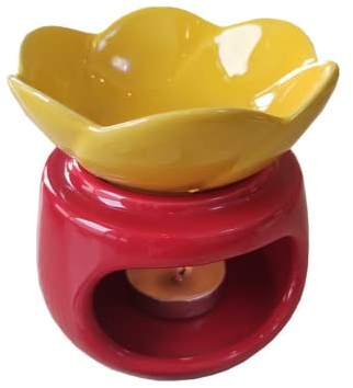 Chocolate Fondue Mug Set Flower Shape Mini Candle Fondue Pot Chocolate Cheese Ice Cream Fondue Melter Cup with Base