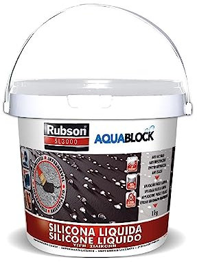 La zappa Silicone liquido SL3000 Aqua Block altamente impermeabile 1 kg bianco