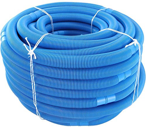Ablaufschlauch, Ersatz-Ablaufschlauch, 6,53 m Länge, 38 mm Staubsauger-Gewindeschlauch, Inground-Schwimmbad-Staubsaugerschlauch, Saug-Ersatzrohr for Geschirrspüler, (Farbe: Blau)
