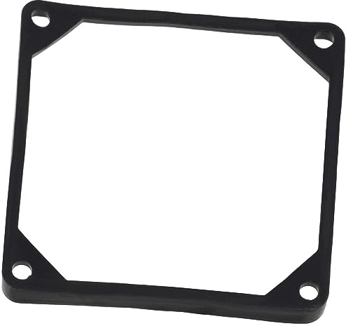 AERZETIX - C15159 - Anti-Vibrationsdichtung für Lüfter Ventilator computer PC 80 x 80 mm - aus silikon/gummi - farbe schwarz