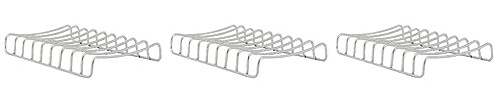 3 Pezzi Bancone Bar Staffa Per Asta Doccia Supporto Per Drenaggio Sapone Piccolo Vassoio Porta Spugna Per Lavandino Decorare Portasapone Tubo Di Scarico Filo Di Acciaio Griglia Ad