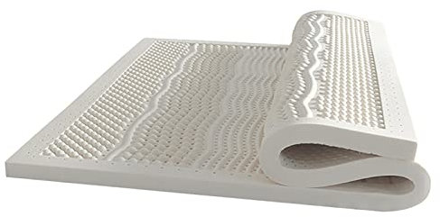 NaKeah 100% natürlicher Latex Matratze, Bio -zertifizierter Latex | Tiefer verjüngender Schlaf | Unterstützung für Schultern, Hüften, Rücken und Knie,2.5cm,120x200cm