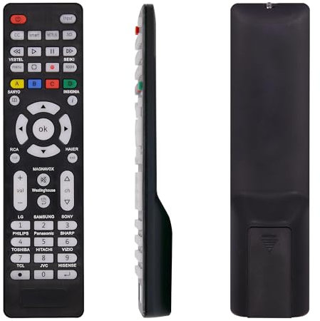 Universal TV Remote for Major TV Remotes, Backlit Universal Remote Control Compatible with Major TV Brands, Easy Setup