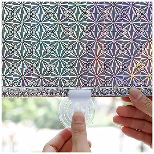 Agashi Sonnenschutzrollos Mit Saugnäpfen, Verdunkelungsrollos Ohne Bohren, Thermo-Rollos Für Fensterrollos/40 * 125Cm/16 * 49In