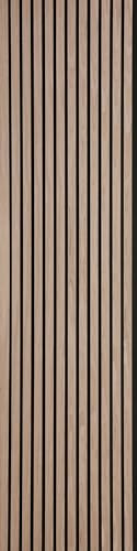 Fuse Acoustic Wooden Wall Panel in Walnut Effect, 240cm x 60cm