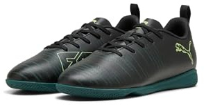 Puma Future 8 Play It JrSoccer - Tenis Unisex para niños, Puma Black Fizzy Light Green Terrain, 33 EU