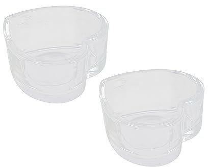 BELLIFFY 2stücke Transparenter Hamsterwassernapf Für Haustiere Kompakter Rattennapf Aus Austauschbarer Chinchillanapf Waschbarer Haushaltsnapf Kleiner Hamsternapf Für Käfig Sicherer Wassern