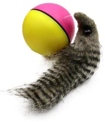 con Pilas - Eléctrico De Pelota para Gatos, Pelota De Inteligente para Gatos | Pelota De Interactiva Automática con Ruedas, Multifuncional para Gatos para Hacer