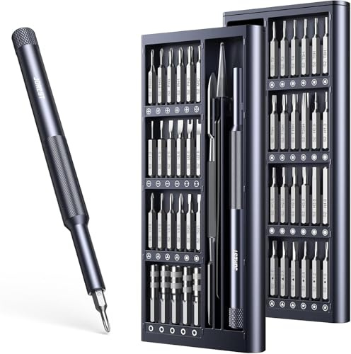 JOREST 50 en 1 Kit De Tournevis de Précision, Mini Set Outils Portables Avec Torx, Tournevi Triangle, Cadeaux Homme, Pour Macbook, iphone, Nintendo Switch, Ps4, Ps5, Laptop, Lunettes, Montres, Toy