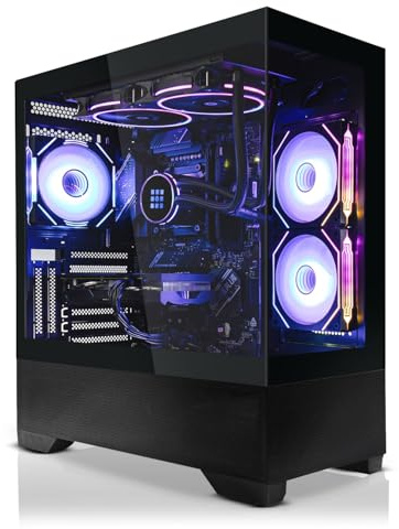 SYSTEMTREFF PC Gamer High-End AMD Ryzen 9 9950X3D 16x5.7GHz | AMD Radeon RX 9070 XT 16Go DX12 | 1To M.2 NVMe | 32Go DDR5 RAM | Windows 11 | Ordinateur de bureau pour les joueurs, les gamers & Streamer
