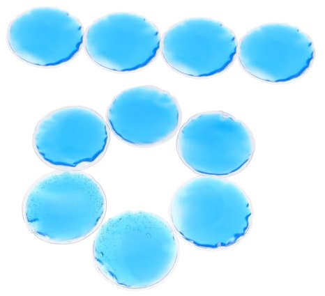 Happyyami 10stücke Kühlende Wiederverwendbare Pvc-gel-augenpads Für Augenpflege Gegen Augenringe Dunkle Kreise Und Müde Augen Sanfte Kältekühlung Zur Linderung Und Erfrischung Empfindlicher