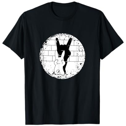 Diable Lapin en métal avec main et cornes de diable T-Shirt