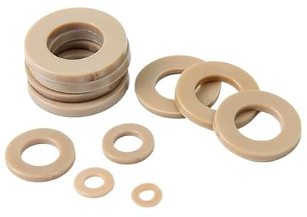 Aislamiento de arandelas planas de plástico peek m2 m2,5 m3 m4 m5 m6 m8 m10 m12 m14 m16 (50,M10)