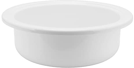 RV Runde Schiffsspüle Premium Acryl weißes Handwaschbecken für Wohnmobil Yacht Badezimmer 375x130mm modernes Design Waschtisch Waschbecken