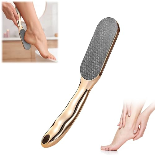 Nano-Glas-Fußfeile - Professionelles Fußpflege- & Massagegerät mit rutschfestem ergonomischem Griff, langlebiges Peeling für glatte Haut - Pediküre unverzichtbar