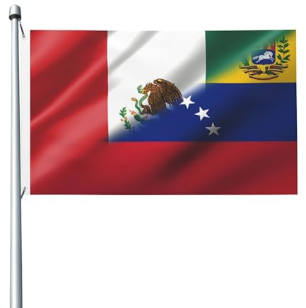 Bandera de México Bandera de Venezuela Deluxe Durable 3x5 pies