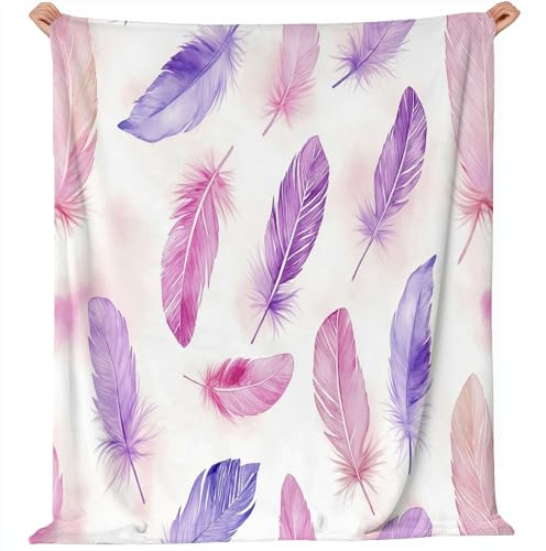 Genérico Manta niños 220x240 cm acogedora Bohemio Mantas de Felpa esponjosa para Adolescentes niños y niñas Regalo, Manta Plumas de Franela Suave para Cama sofá