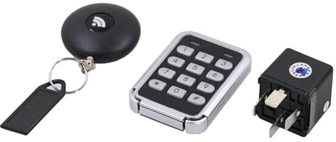 Wireless Immobilizer Car Safety Anti-Theft Security Alarm System Car Lock Password Pad No Damage to Car Circuit Easy to Install(HD)