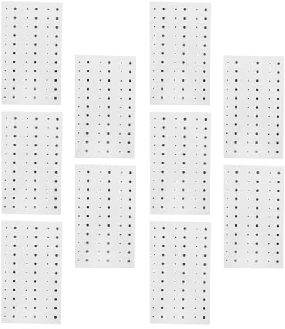 FUOYLOO Autocollants de Faux Grains de Beauté 10 Pièces Tatouages Temporaires 5,7 X 9,7 CM pour Maquillage Mardi Gras et Festivals