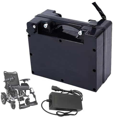 SSCYHT Batería de Litio 24 V 10 Ah, 15 Ah, 18 Ah, 25 Ah, 30 Ah, 50 Ah, 20 Ah Batería Recargable 24 V Baterías para sillas de Ruedas eléctricas con Cargador y conexión,24v50ah 218mm