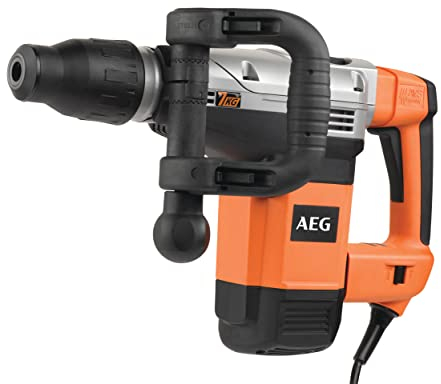 AEG MH 7 E Martello Demolitore a Batteria 7 kg SDS-MAX, Motore da 1500W ed Energia di Impatto da 10.5 J, con Impugnatura Ergonomica, cn Sistema Antivibrazioni