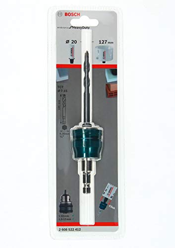 Bosch Accessories Professional Power Change Plus Adapter (Aufnahme 3/8 Zoll Sechskant, inkl. TCT Bohrer 7,15 x 85 mm, Zubehör Lochsäge)