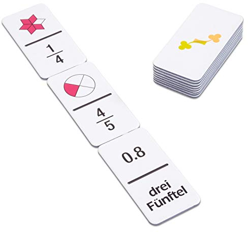 Unbekannt Tiltan - Domino Brüche & Prozente - Lernspiel Mathematik Schule Bruchrechnen