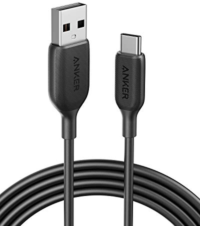 Anker USB Type C Cable, PowerLine III USB-A to USB-C Fast Charging Cord (10 ft), Compatible with Samsung Galaxy S10 S9 Plus S8 Plus, LG V20 G7 G6 G5, Sony XZ, and More