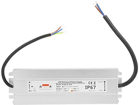 LED Netzteil Trafo - 150W 24V DC, 6,25A Wasserdicht IP65 - Konstantspannung PWM für LED Streifen Lampen und LED Leuchtmittel