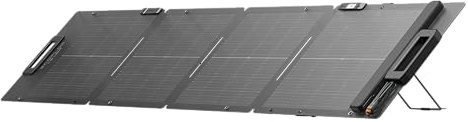Panel solar portátil ECOFLOW de 110 W para estación de energía | Cargador solar plegable, soporte ajustable, IP67, ideal para camping, interiores y autocaravanas.