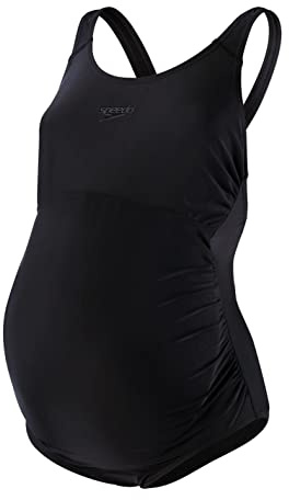 Speedo Maternity Fitness 1 Piece Bañador Mujer, Negro, L
