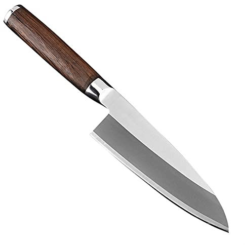 Cuchillo de salmón Cuchillo de cocina Profesional Peces Deba Cuchillos De Deba Acero Inoxidable Filete Chef Cuchillo Fileteado Cocina Cuchillo (Color : 180MM)