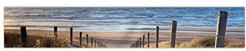 MuchoWow® Balkon Sichtschutz Sichtschutzmatte Balkonbanner Abdeckung für Terrasse Balkon Windschutz Blickdicht Wetterfest 500x75 cm Strand - Meer - Niederlande - Dünen - Sonne