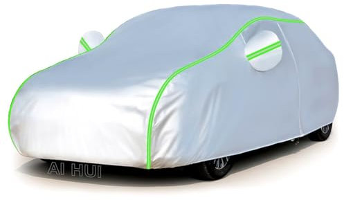 AI HUI Autoabdeckung Wasserdich Abdeckplane Auto für Ford Focus RS, Preis-Leistungs-Sieger* Autoabdeckung Winter Vollgarage Auto Abdeckplane, Abdeckung Auto, 100% Oxford-Stoff