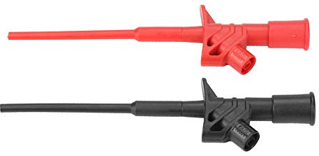2 Stück P5004 Flexible Hochspannungs-Prüfspitze, Isoliert, Schnell, Professioneller Prüfhaken-Clip