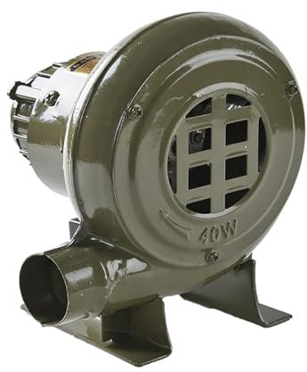 Soffiatore Elettrico per Forgia da Fabbro - Ventilatore Centrifugo per Barbecue 220V, Ventilatore Commerciale ad Alta Efficienza Energetica, Ventilatore Portatile per Rimbalzo, per Camino da Cucina al