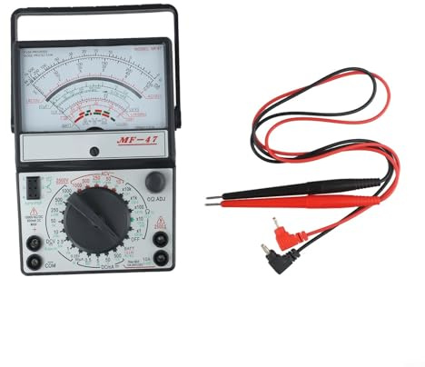 HpLive MF-47 Analoges Multimeter,Analogmultimeter Voltmeter Amperemeter Ohmmeter Batterietester für Fabriken Heimmaschinenwartung