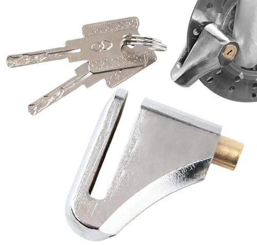 Monozoz Verrou à disque pour moto, antivol de frein – Antivol portable en d'aluminium – Verrou de disque de prévention du vol, petit frein à disque pour moto et scooter