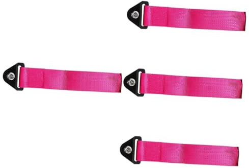 Mobestech 4 Stücke Automotive Dekorative Abschleppen Strap Auto Stoßstange Strap Hitch Auto Zubehör Elegante Design