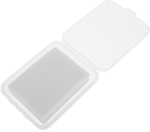 OSOLADY 80stücke Ultra Dünne Make-up Wattepads Für Gesicht Und Augen Einmalgebrauch Fusselfrei Hypoallergen Für Sanfte Gesichtsreinigung Und Make-up Entfernung Boxverpackung Für