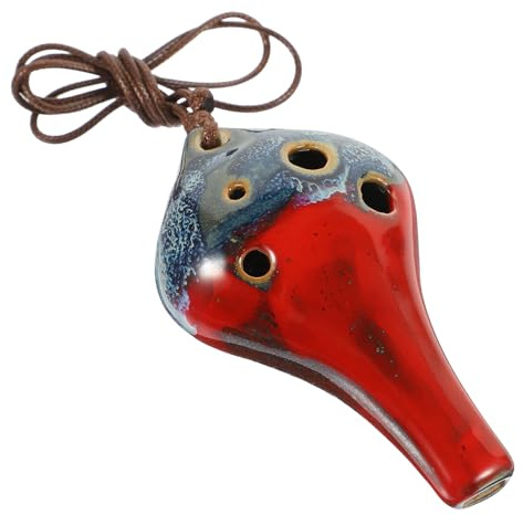 CIMAXIC Kreatives Ocarina Aus Keramik Tragbares Kleines Blasinstrument Für Anfänger Feine Verarbeitung Wunderbarer Klang