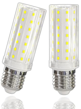 LUTW Ampoule LED E27 Maïs Classe B, 5W Ampoules LED (Équivalent 90W Halogène), Ampoule E27 Blanc Froid 6000K, Efficacité Energétique, 925LM, Non-Dimmable, Lot de 2