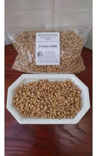 Naturhaus Kaiser Kirschkerne – natürlicher Füllstoff ztum befüllen für Kissen, Wärmekissen & DIY – nachhaltige Kirschkernkissen Füllung, gereinigt & getrocknet (1 kg)