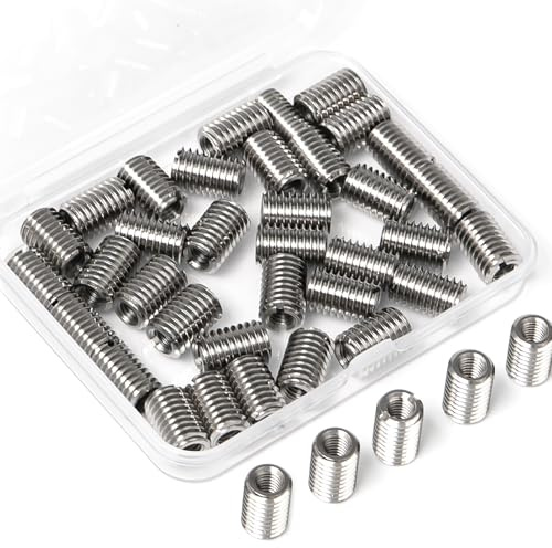 Pilikoll 40 Pièces Inserts Filetés Réducteurs M8 à M6 x 15mm
