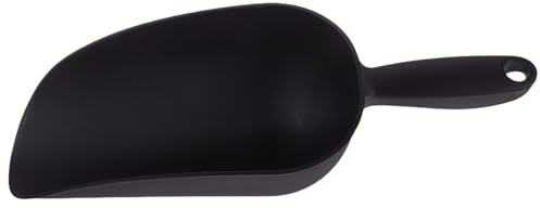 VICASKY Mini Pelle de Jardinage en Plastique Noir Légère Poignée Confortable, Truelle Ronde pour Planter et Entretenir Plantes Succulentes en Intérieur