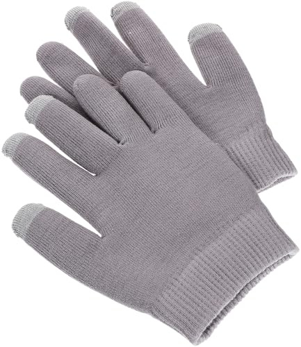 HOMSFOU Moisturizing Gel Gloves for Hand Care 1 Pair Breathable Comfortable Overnight Spa Gloves with Hydrating Gel Lining for Women Hand Protection and Skin Nourishment at Home